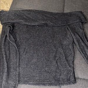 Crop top off the shoulder shirt